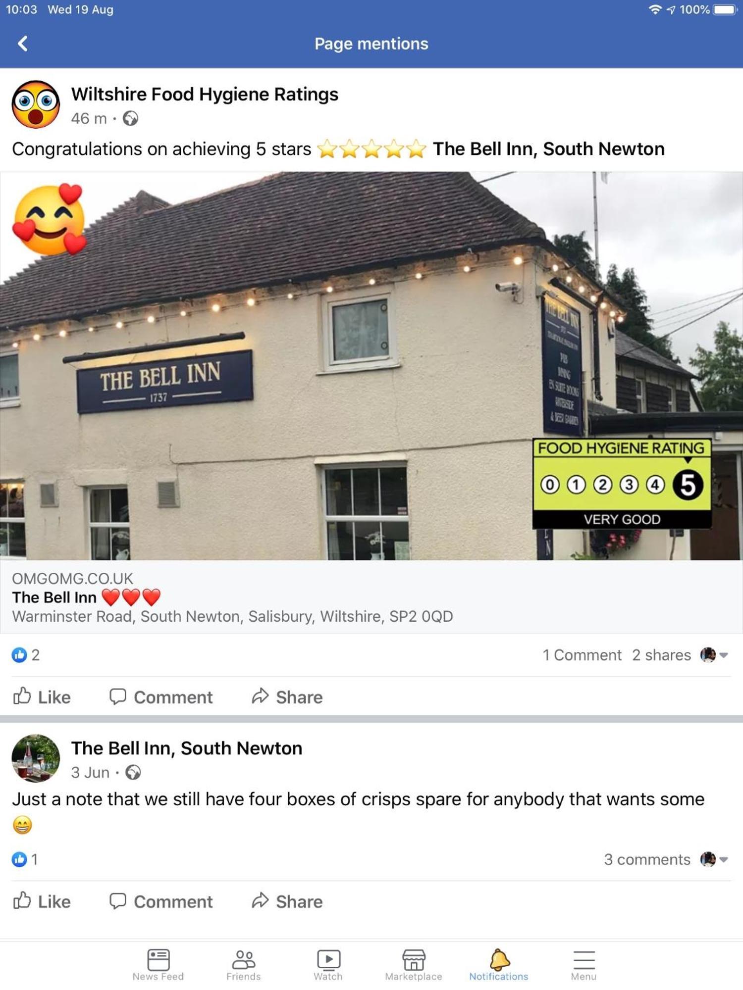 The Bell Inn 索尔兹伯里 外观 照片